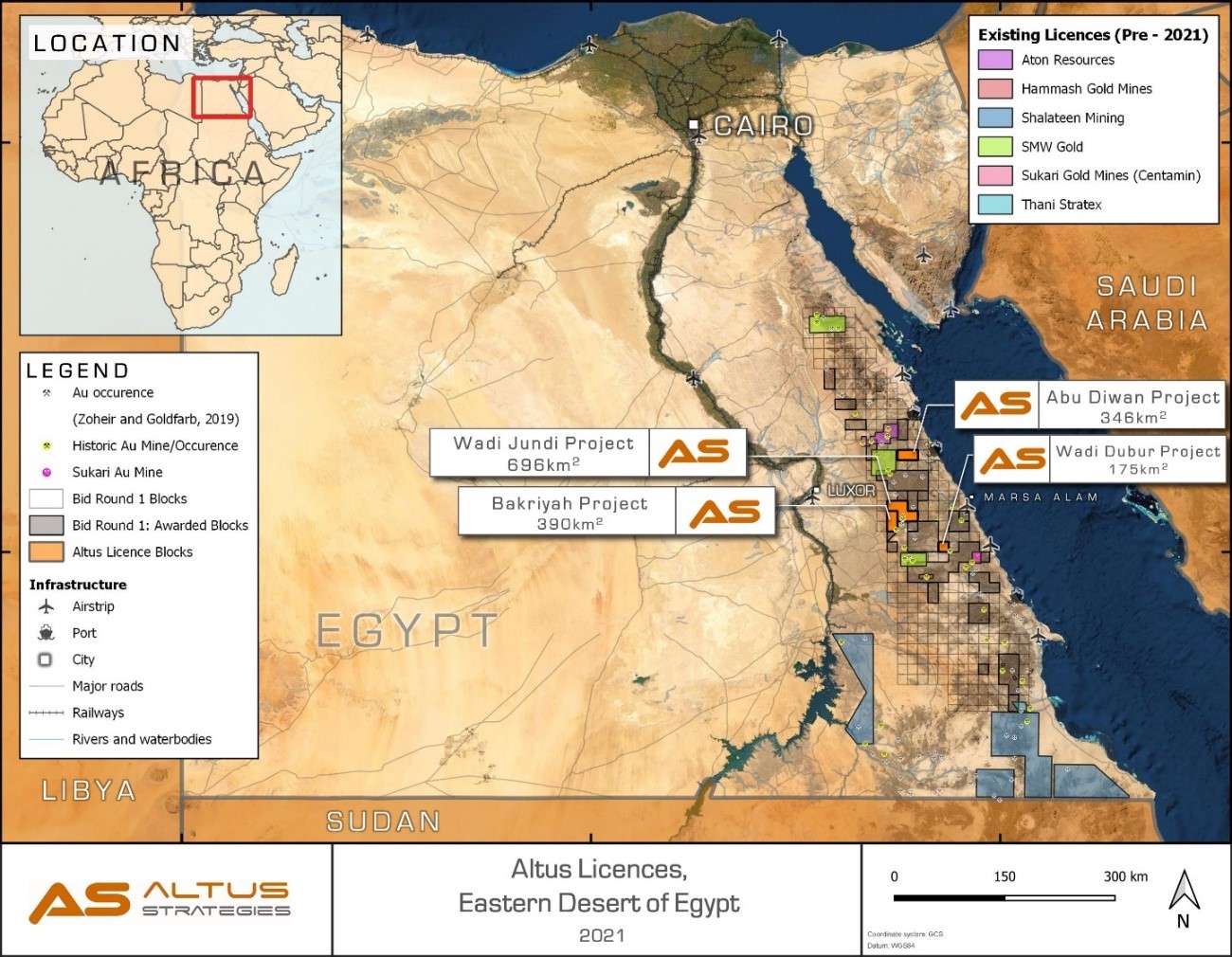 eastern desert of Egypt